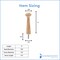 Oak Wooden Shaker Pegs with Screws 3", Unfinished for DIY Hanging |Woodpeckers